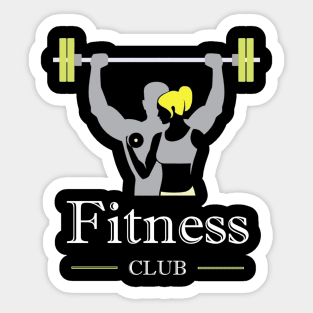 Fitness club Sticker